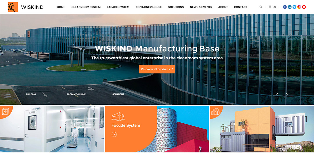 萬(wàn)事達股份WISKIND外貿網(wǎng)站建設案例